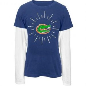 FLORIDA GATORS GIRL'S LONG SLEEVE SHIRT 5TH OCEAN